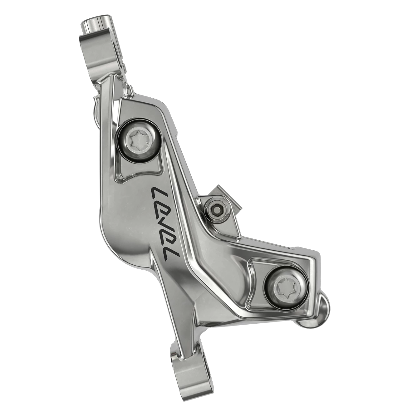 SRAM Level Ultimate Stealth 4-Piston brake caliper compatible with AMP brake pads